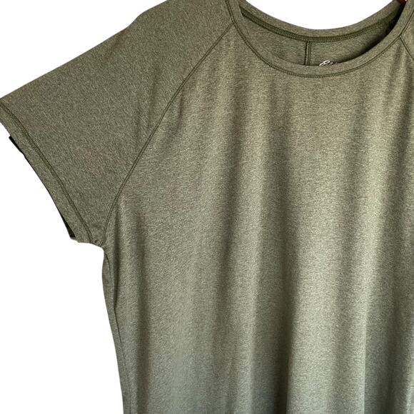 Eddie Bauer Moss Green Women Active Short Sleeve Tee Sz XXL Active Wear Casual - Picture 3 of 7